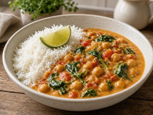 Vegetarisk kikærtecurry – opskrift af Sofie Lund